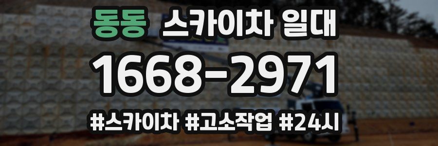 동동 스카이차 일대