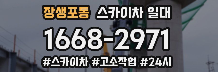 장생포동 스카이차 일대