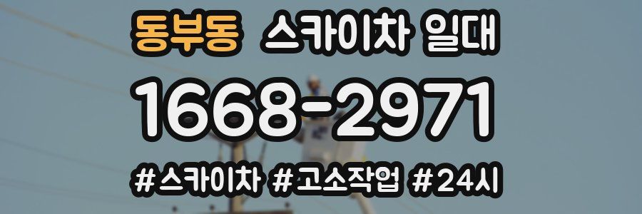 동부동 스카이차 일대