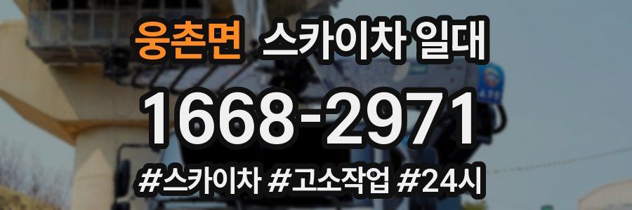 웅촌면 스카이차 일대