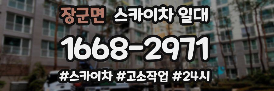 장군면 스카이차 일대