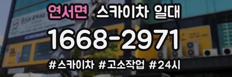 연서면 스카이차 일대