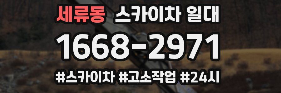 세류동 스카이차 일대