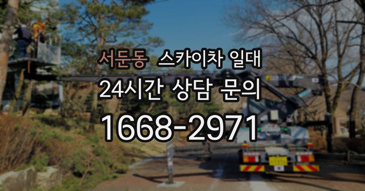 서둔동 스카이차 일대