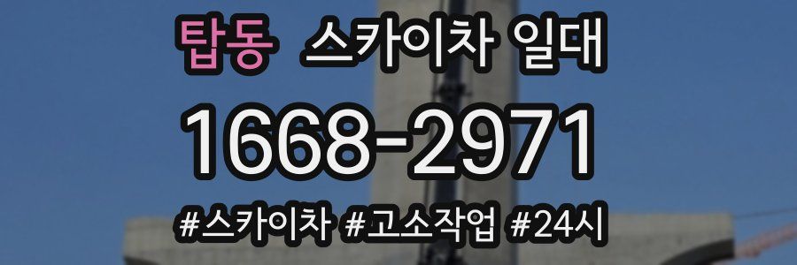 탑동 스카이차 일대