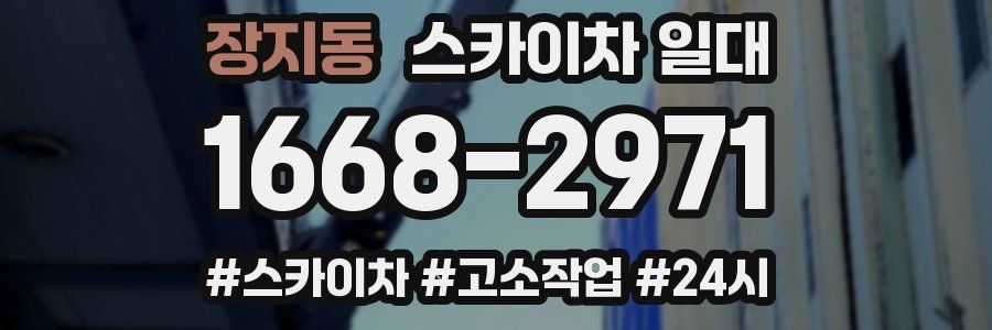 장지동 스카이차 일대