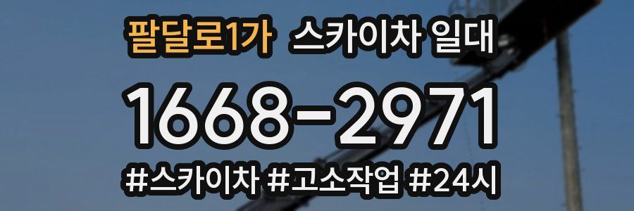 팔달로1가 스카이차 일대