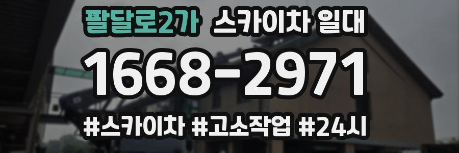 팔달로2가 스카이차 일대