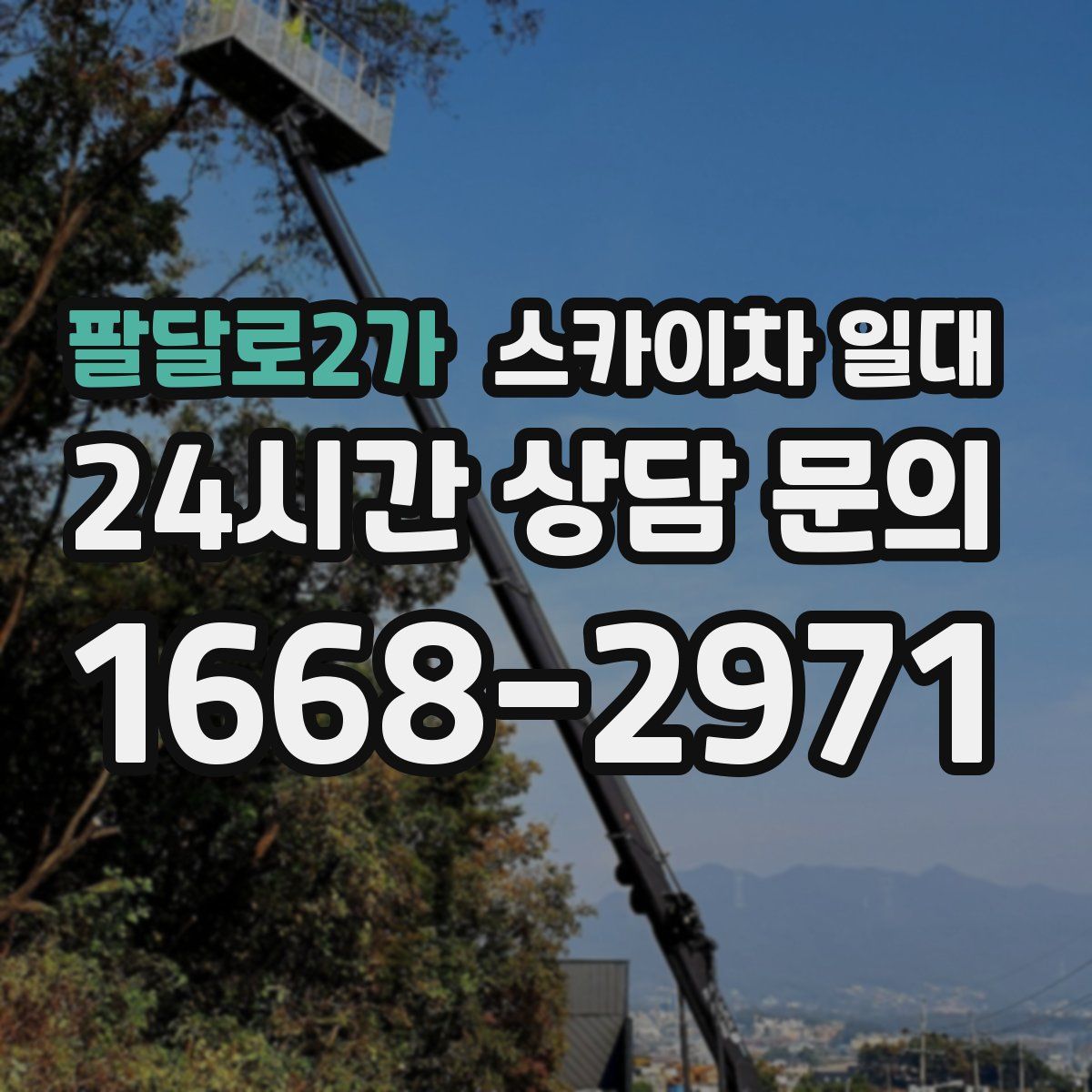 팔달로2가 스카이차 일대