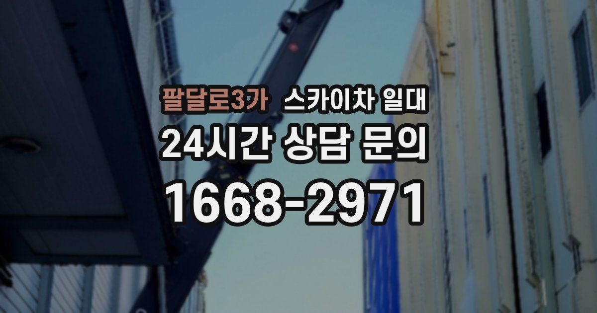 팔달로3가 스카이차 일대