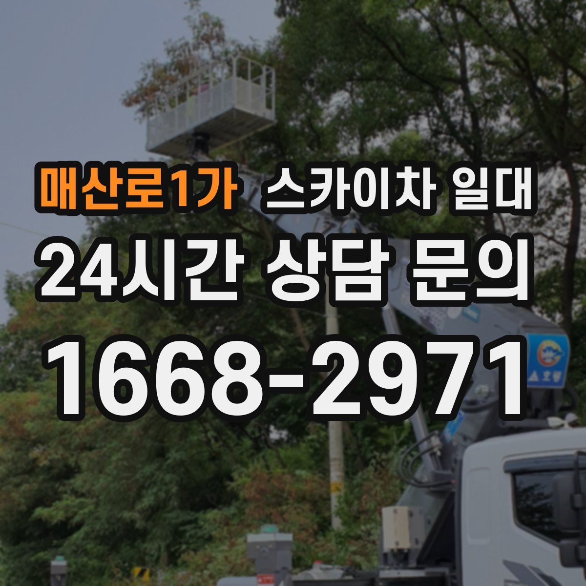 매산로1가 스카이차 일대