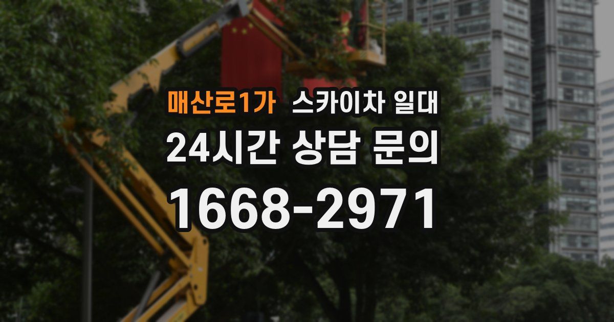 매산로1가 스카이차 일대