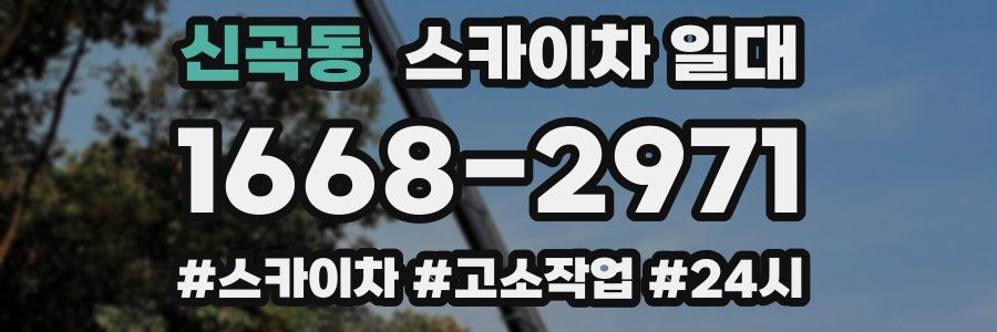 신곡동 스카이차 일대