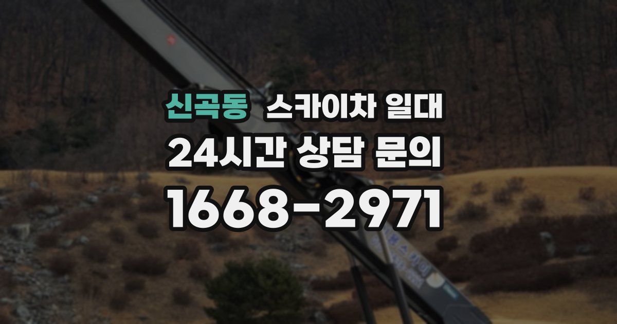 신곡동 스카이차 일대