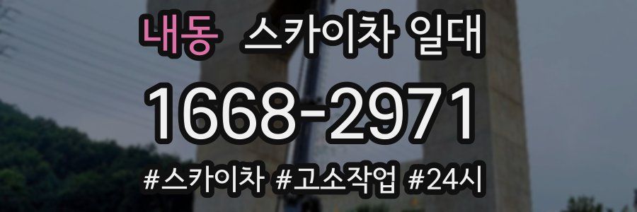내동 스카이차 일대