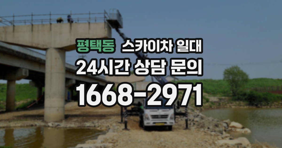 평택동 스카이차 일대