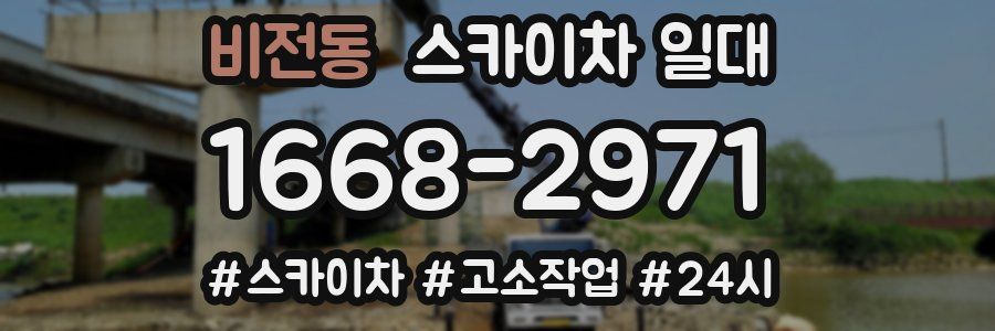 비전동 스카이차 일대
