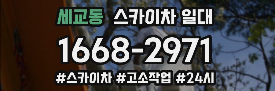 세교동 스카이차 일대