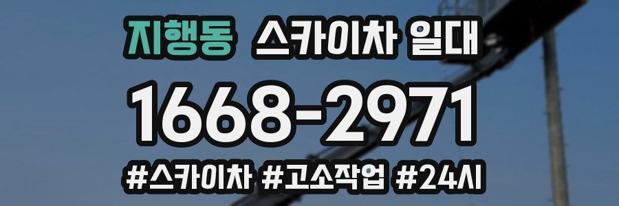 지행동 스카이차 일대