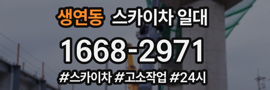 생연동 스카이차 일대