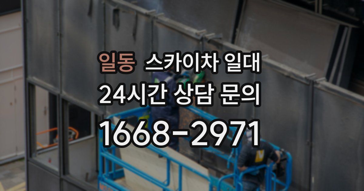 일동 스카이차 일대