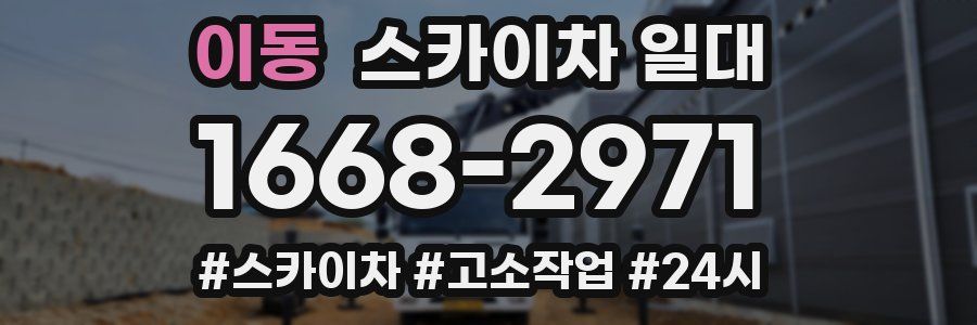 이동 스카이차 일대