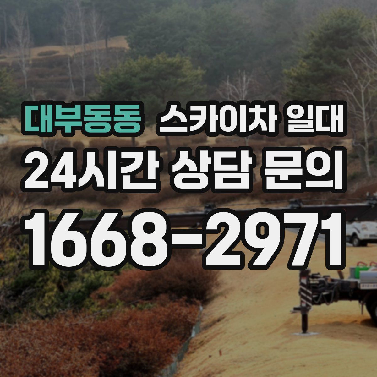 대부동동 스카이차 일대