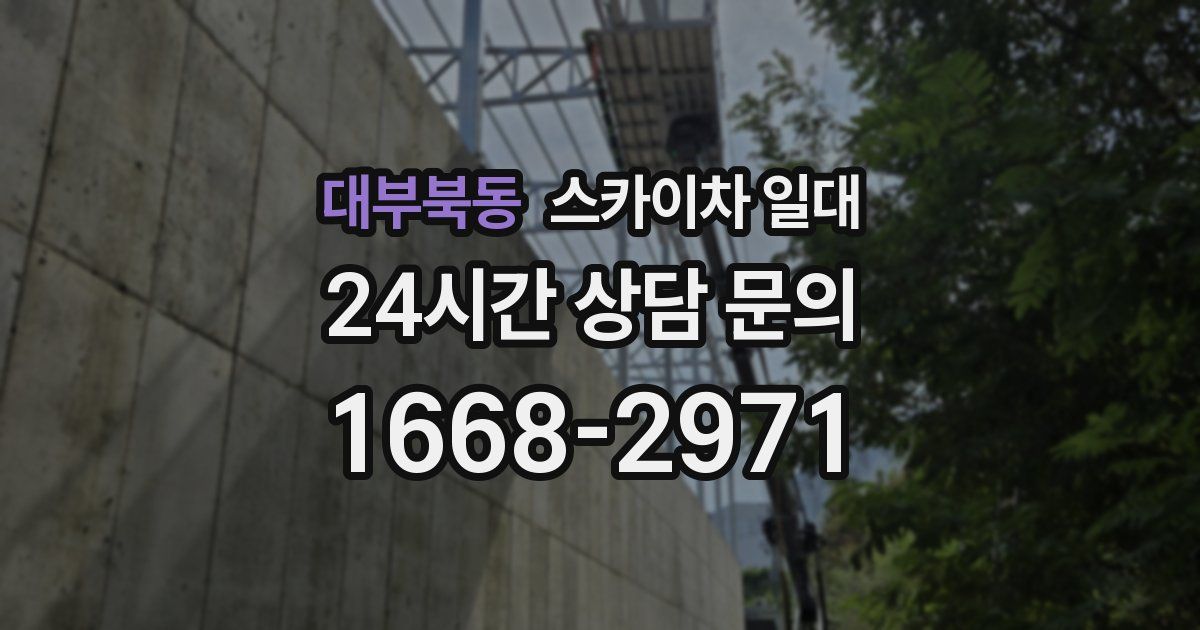 대부북동 스카이차 일대