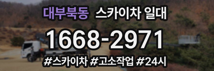 대부북동 스카이차 일대