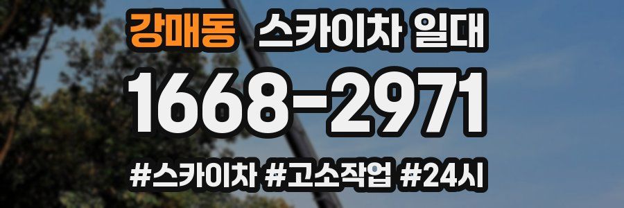 강매동 스카이차 일대