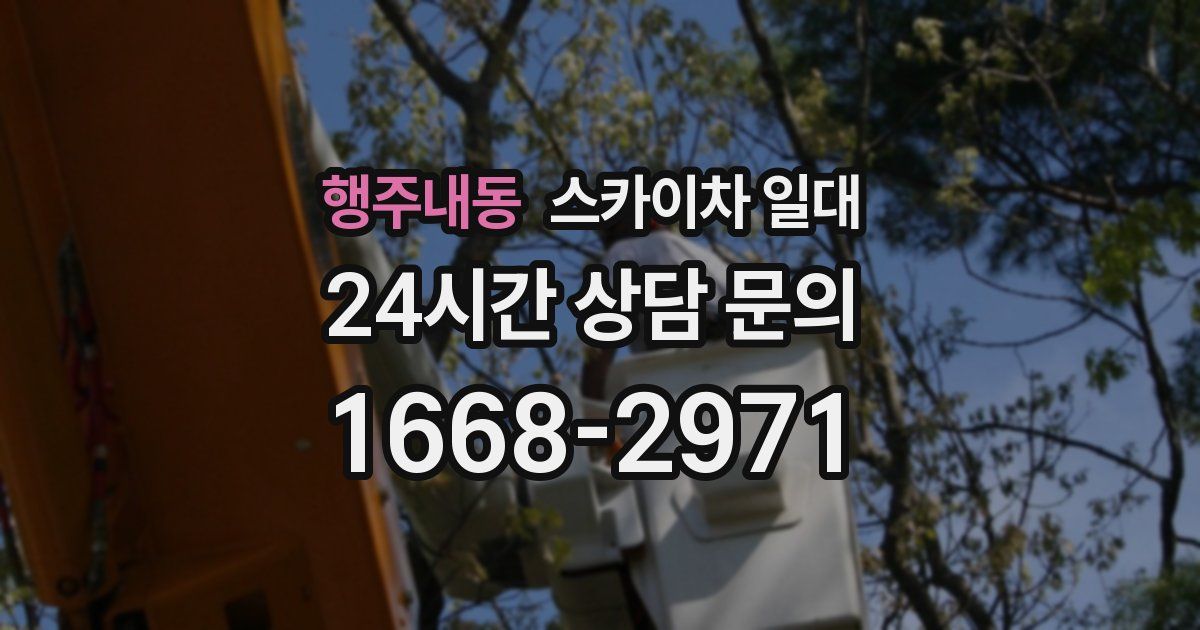 행주내동 스카이차 일대