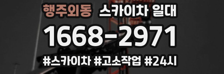 행주외동 스카이차 일대