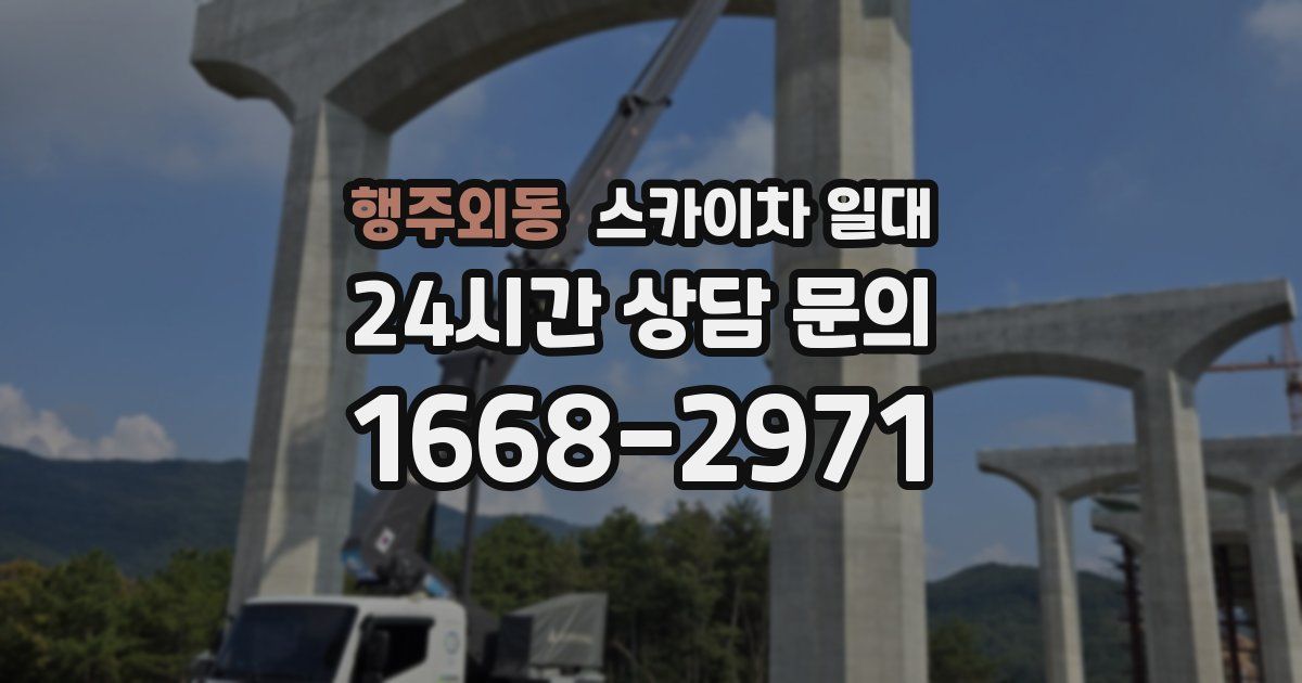 행주외동 스카이차 일대