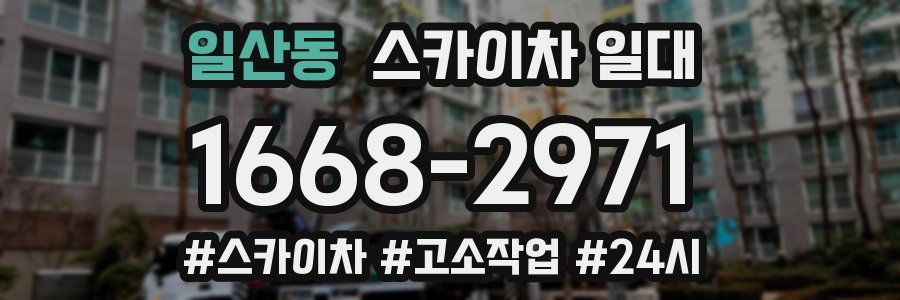 일산동 스카이차 일대