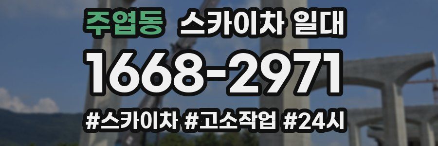 주엽동 스카이차 일대
