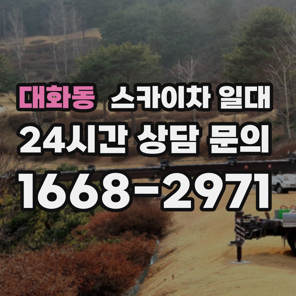 대화동 스카이차 일대