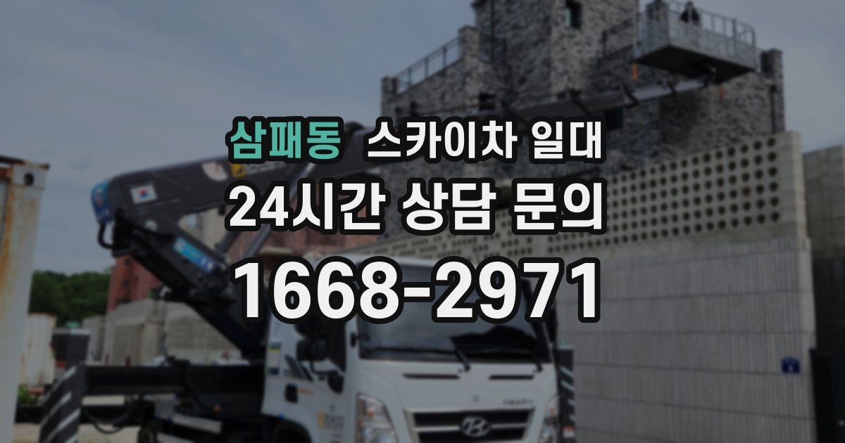 삼패동 스카이차 일대