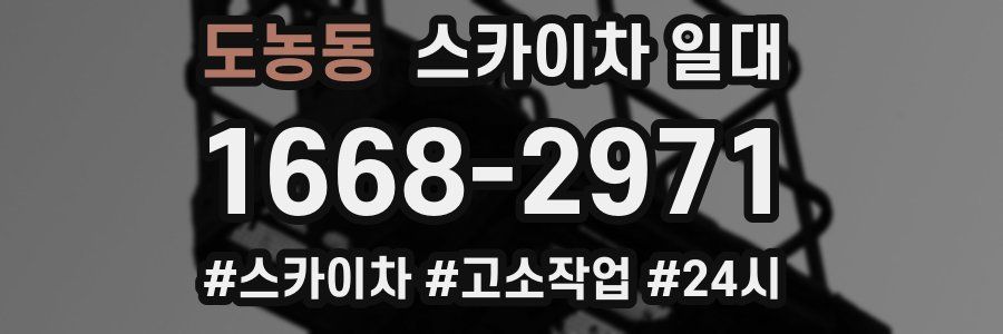 도농동 스카이차 일대