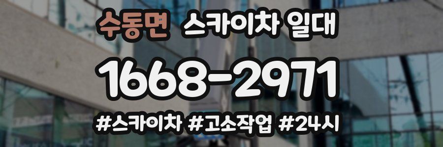 수동면 스카이차 일대