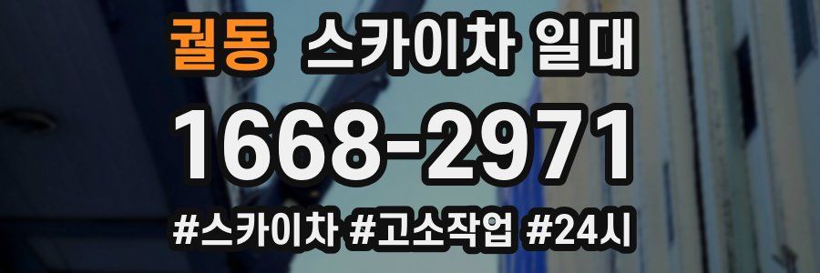 궐동 스카이차 일대