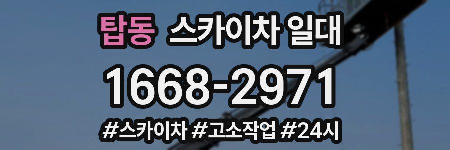 탑동 스카이차 일대