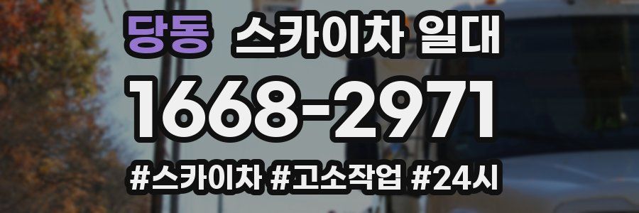 당동 스카이차 일대