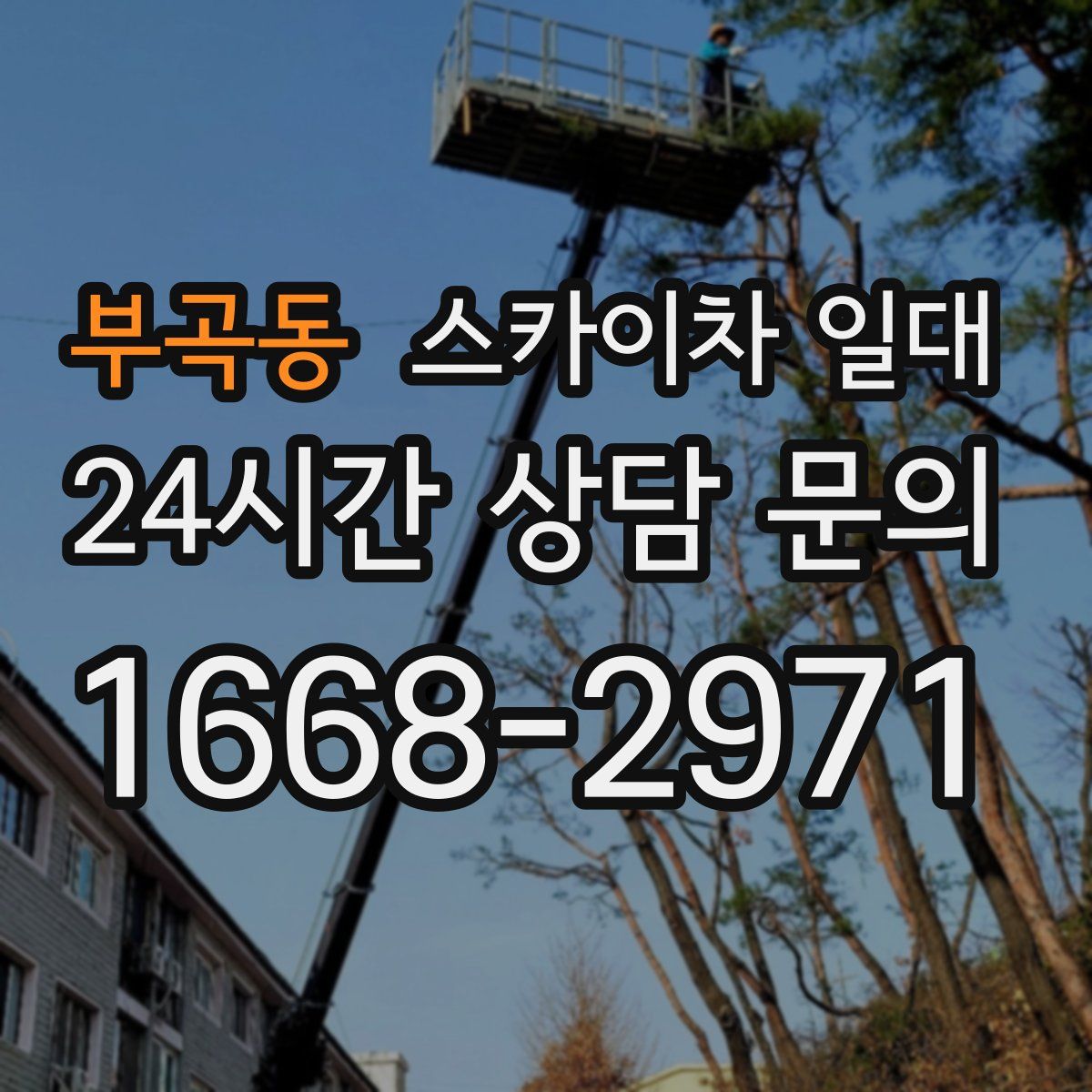 부곡동 스카이차 일대