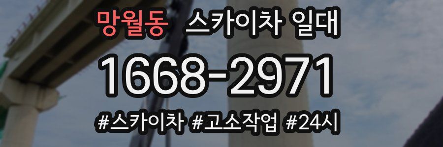 망월동 스카이차 일대