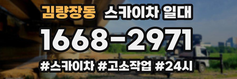 김량장동 스카이차 일대