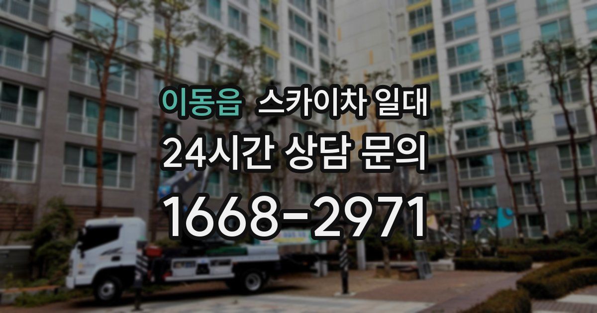 이동읍 스카이차 일대