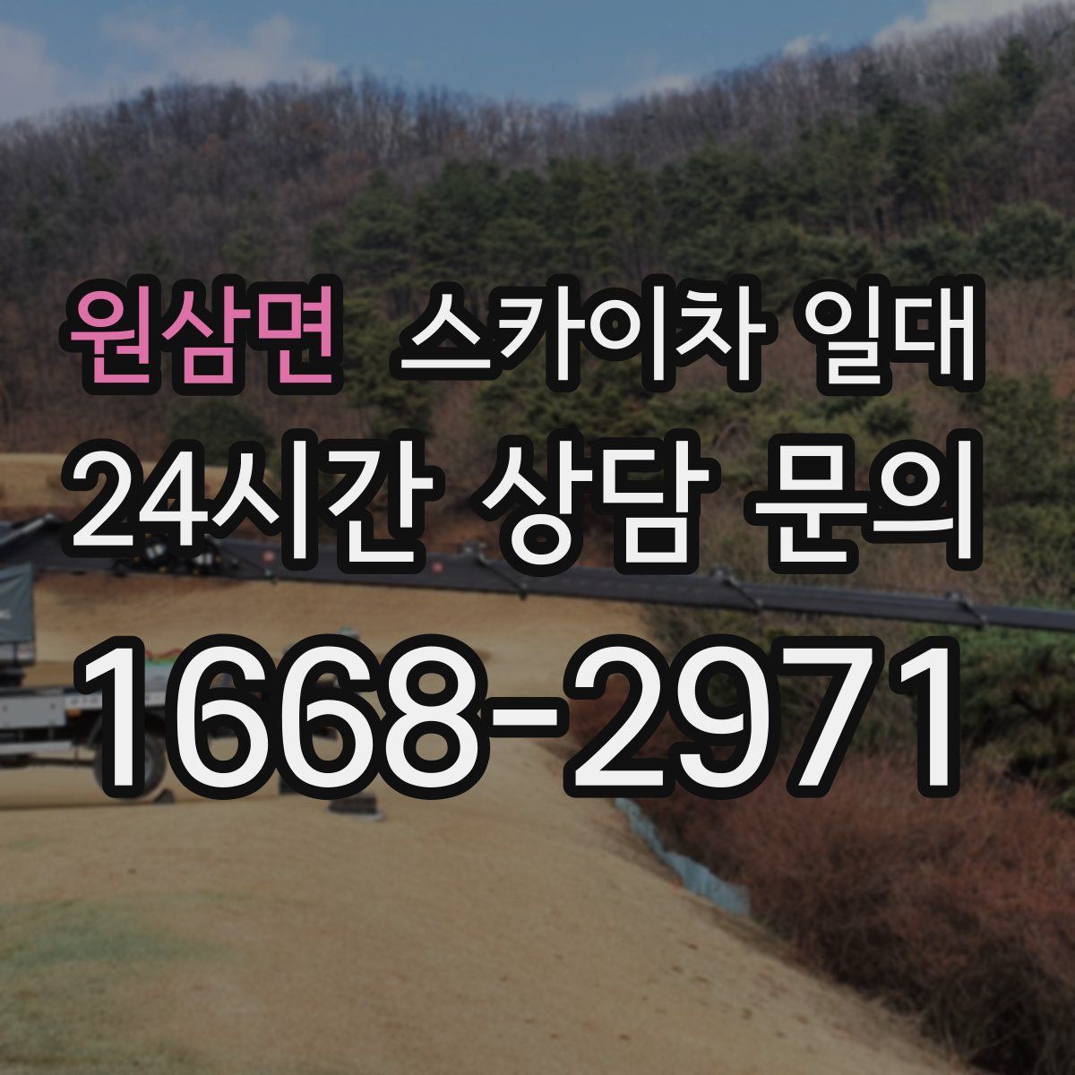 원삼면 스카이차 일대
