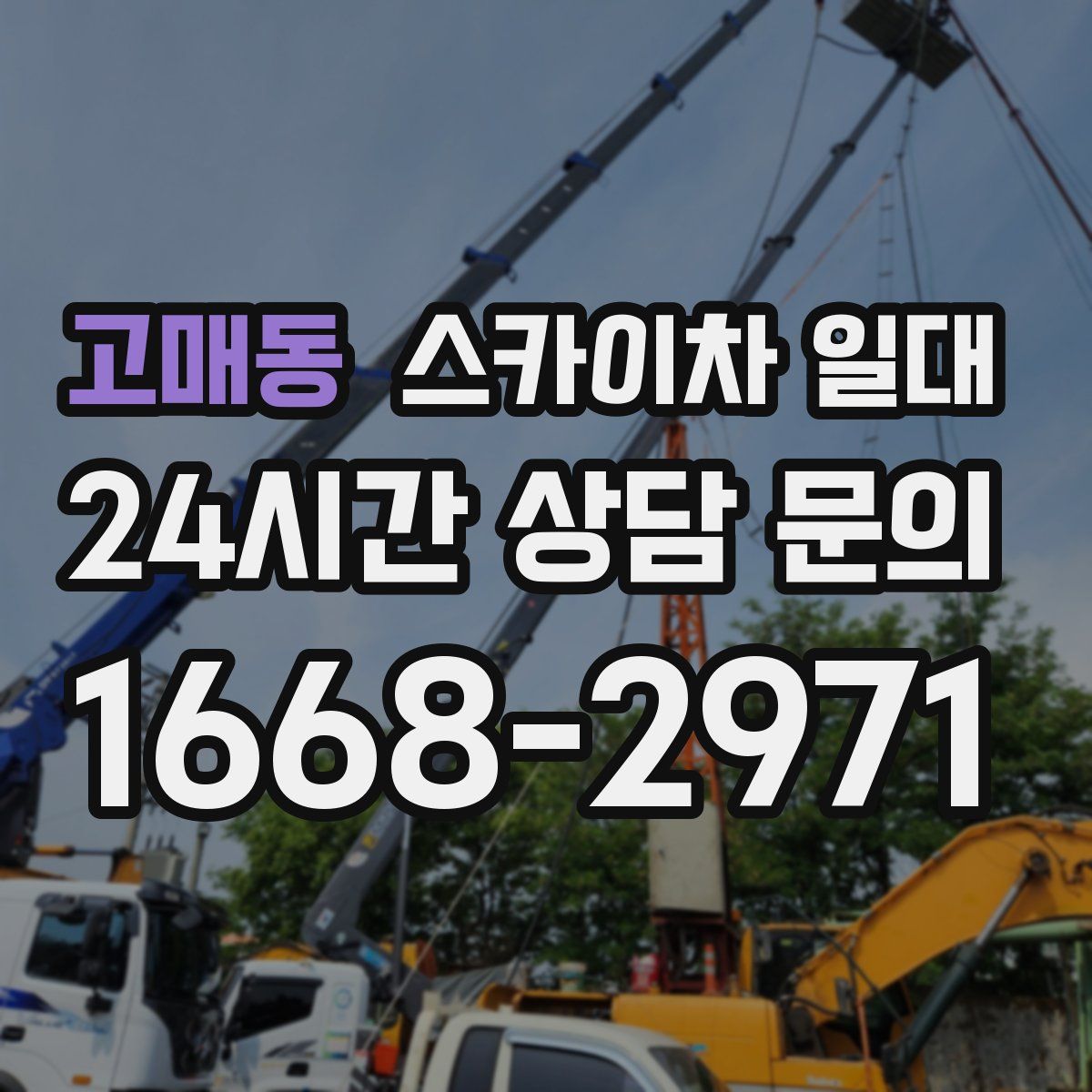고매동 스카이차 일대