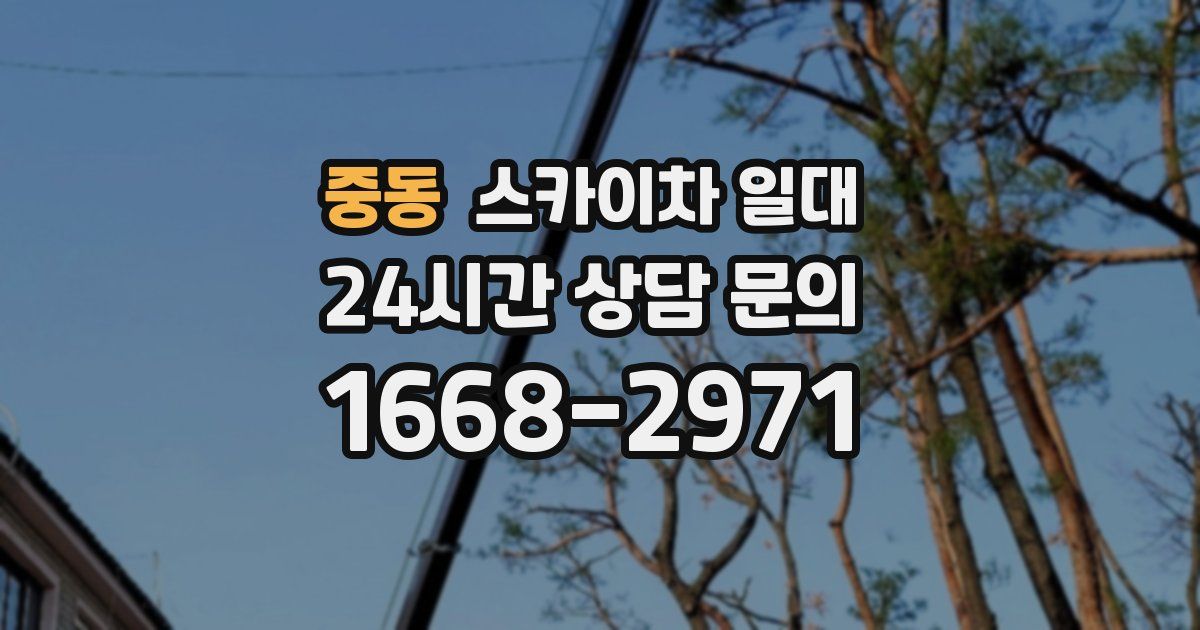 중동 스카이차 일대
