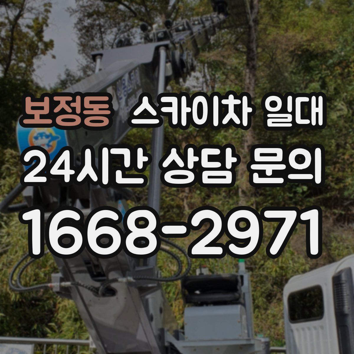 보정동 스카이차 일대